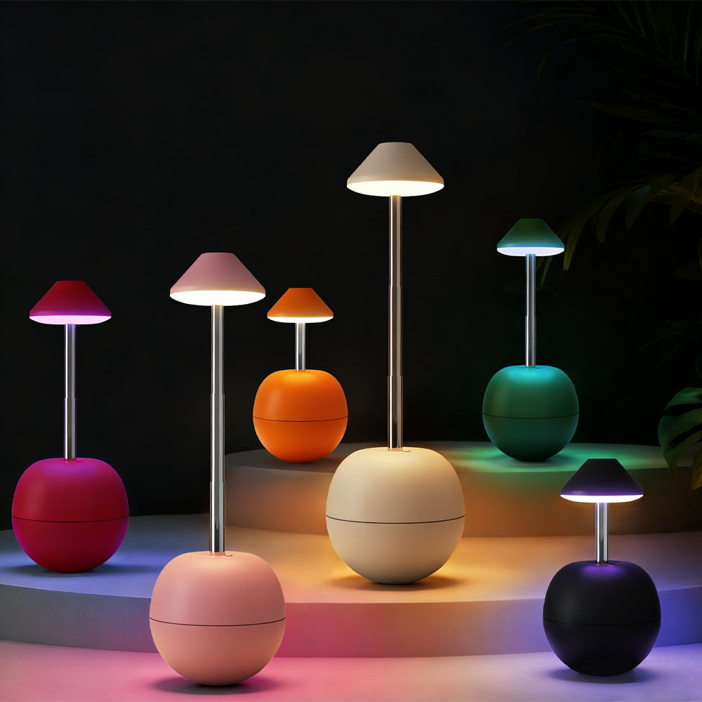 Elegante Höhenverstellbare LED Tischlampe – Kabellose Nachttischlampe für modernes Wohnen