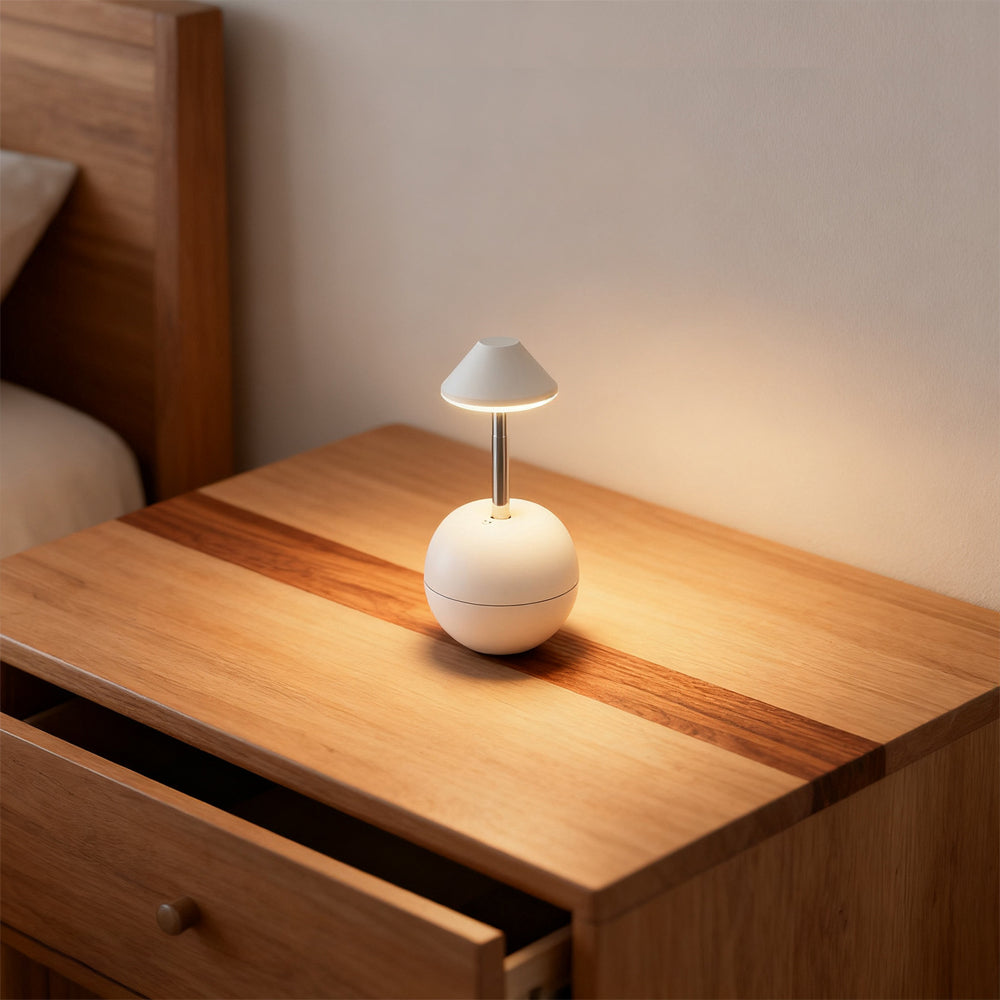 Elegante Höhenverstellbare LED Tischlampe – Kabellose Nachttischlampe für modernes Wohnen