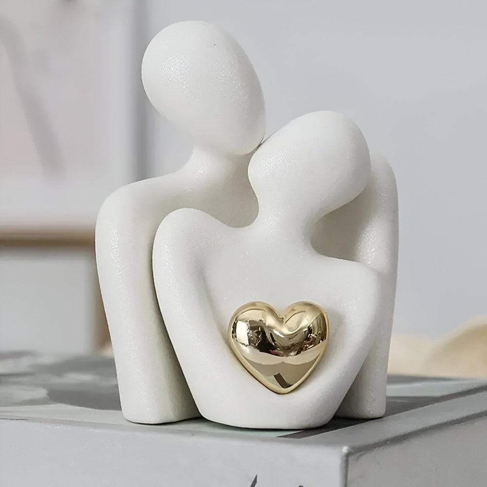 Moderne Paare Skulptur | Ausdruck von Verbundenheit | Stilvolles Design