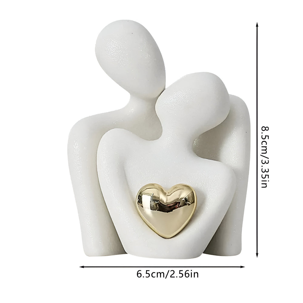 Moderne Paare Skulptur | Ausdruck von Verbundenheit | Stilvolles Design