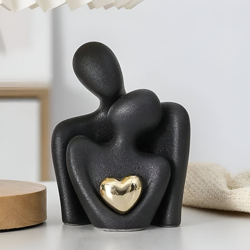 Moderne Paare Skulptur | Ausdruck von Verbundenheit | Stilvolles Design