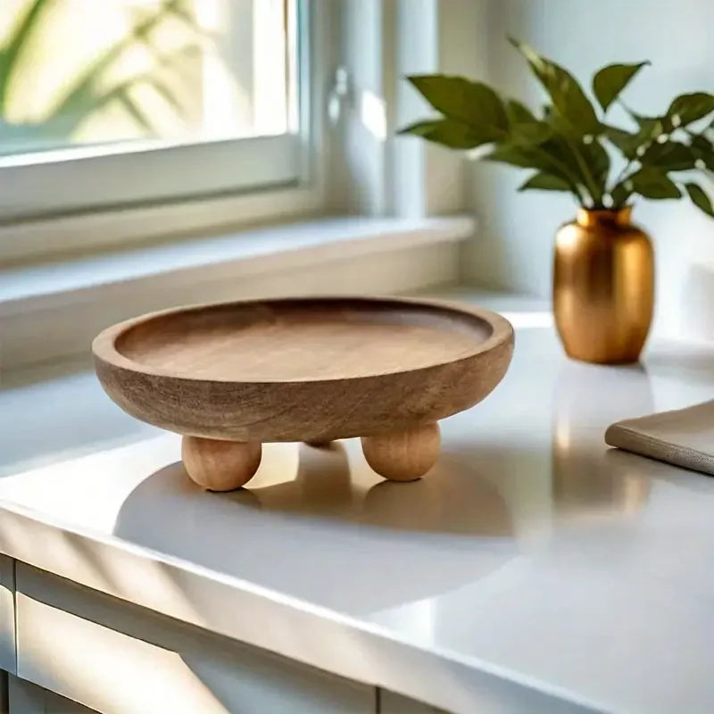 Elegant Wooden Tray for Stylish Storage and Decoration
