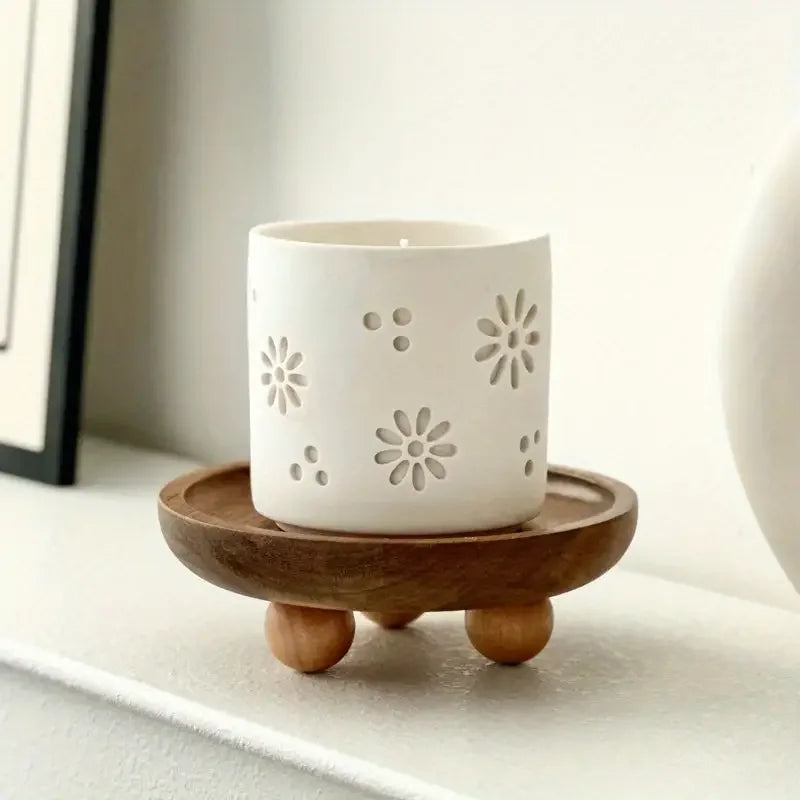 Elegant Wooden Tray for Stylish Storage and Decoration