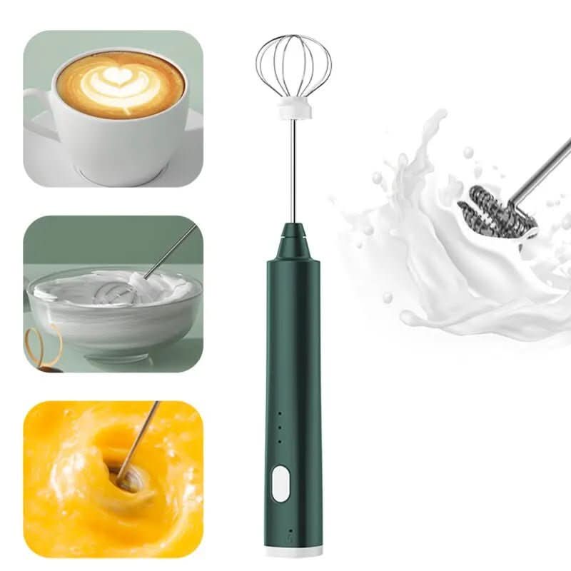 USB-aufladbarer Mini-Handmixer mit 3 Geschwindigkeitsstufen