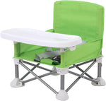 Comfortable high chair for babies and toddlers when camping
