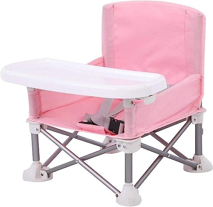 Comfortable high chair for babies and toddlers when camping