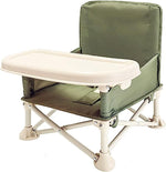 Comfortable high chair for babies and toddlers when camping