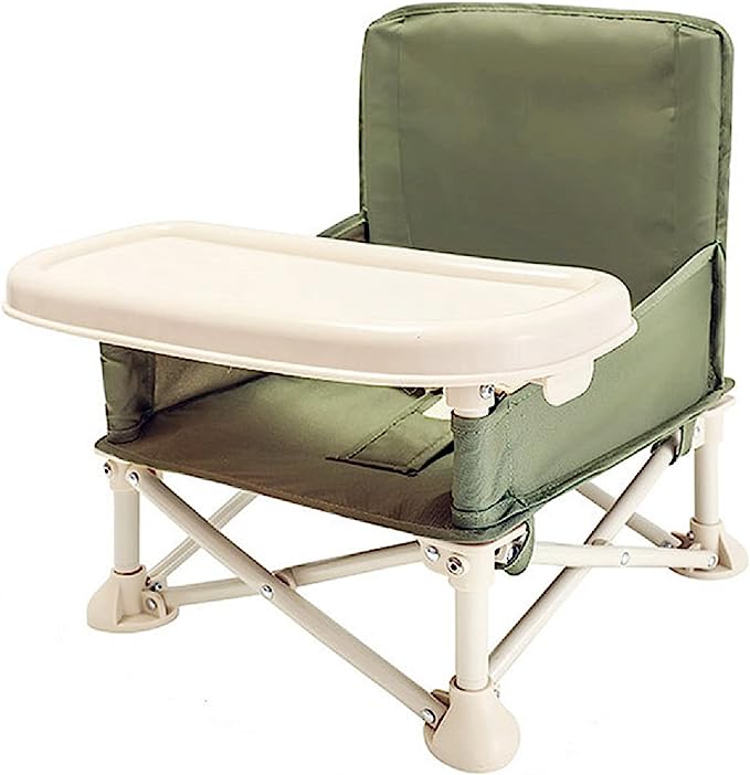 Comfortable high chair for babies and toddlers when camping