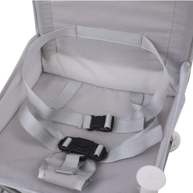 Comfortable high chair for babies and toddlers when camping