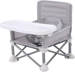 Comfortable high chair for babies and toddlers when camping