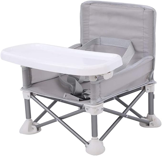 Comfortable high chair for babies and toddlers when camping