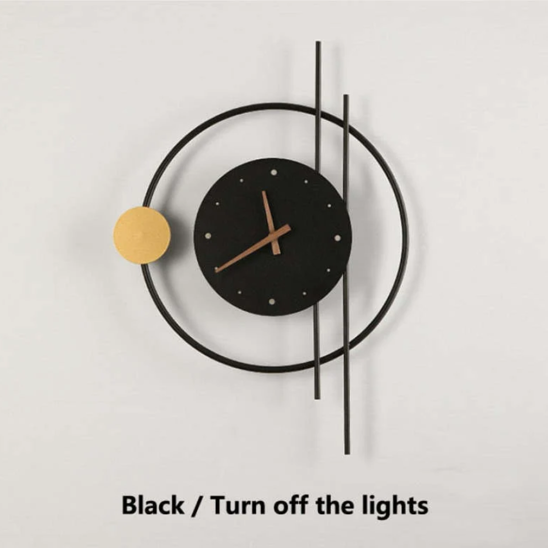 Elegant LED Wall Clock with Illumination - Chronos