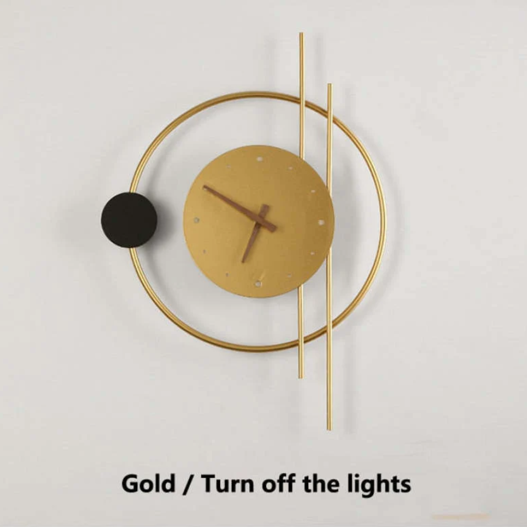 Elegant LED Wall Clock with Illumination - Chronos