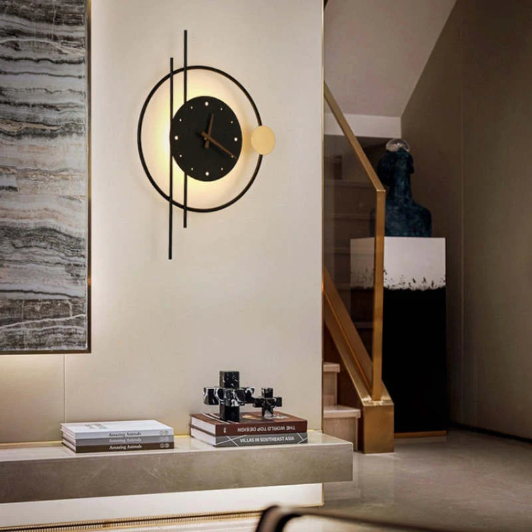 Elegant LED Wall Clock with Illumination - Chronos