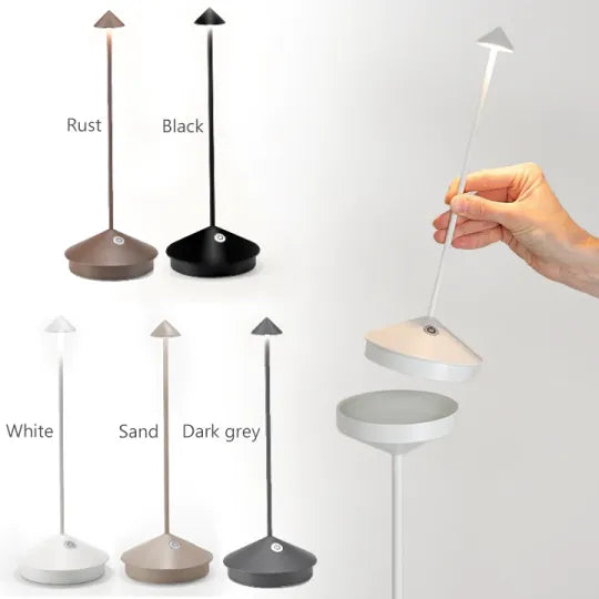 Elegant cordless LED table lamp in a modern design