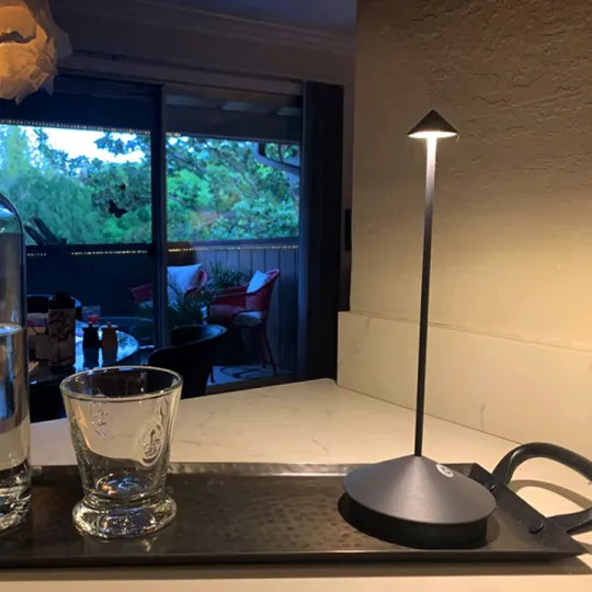 Elegant cordless LED table lamp in a modern design