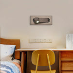 Wandlampe mit Flexibler LED-Leseleuchte – Stilvolle Nachtlampe