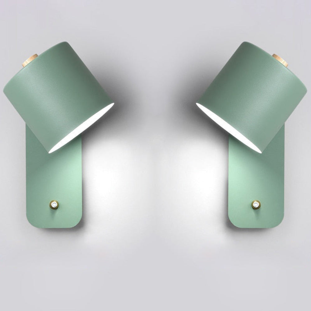 Elegante LED-Wandlampe mit integriertem Schalter – Schlankes Design für den Innenbereich
