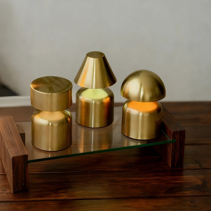 Elegante Tischlampe aus Schmiedeeisen – Dimmbare und Wiederaufladbare Beleuchtung