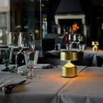 Elegante Tischlampe aus Schmiedeeisen – Dimmbare und Wiederaufladbare Beleuchtung