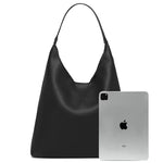 Elegant shoulder bag with generous storage space for commuters