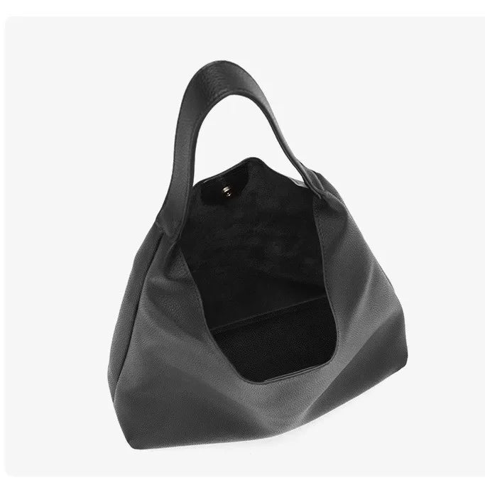 Elegant shoulder bag with generous storage space for commuters