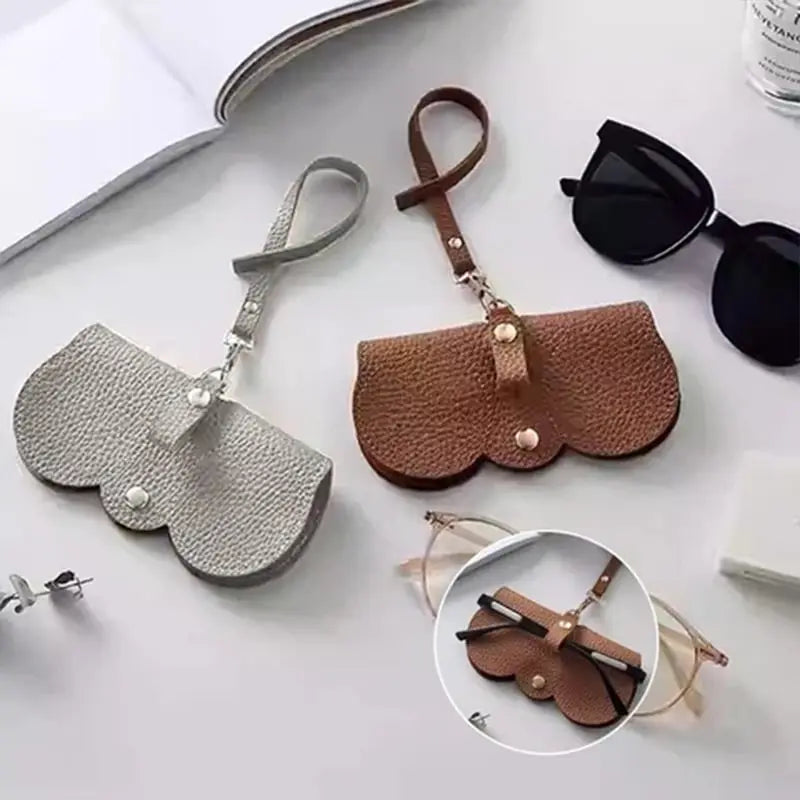 Elegantes Etui aus Kunstleder für Brillen – Ideal für Sonnenbrillen und Lesebrillen