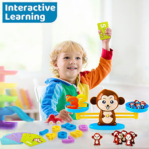 Monkey Balance Math Game - Fun Learning Toy for Counting