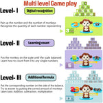 Monkey Balance Math Game - Fun Learning Toy for Counting