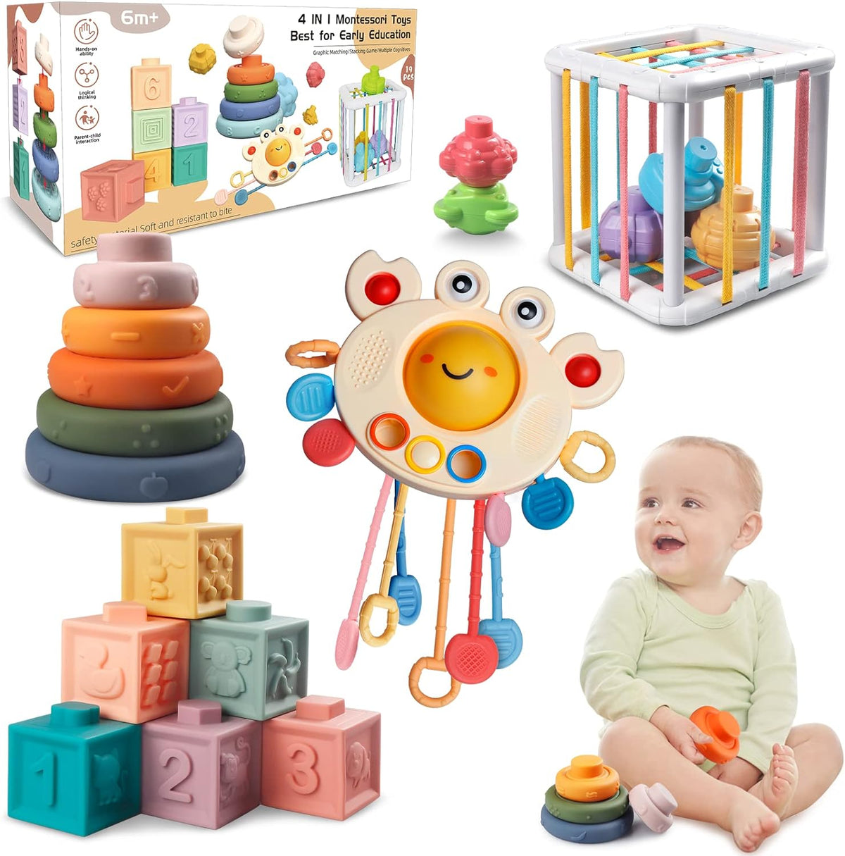 Montessori Sensory Toy for Babies