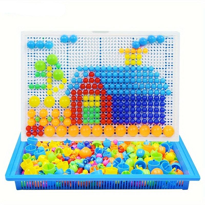 Creative Montessori Building Block Set - 296-Piece Puzzle for Kids
