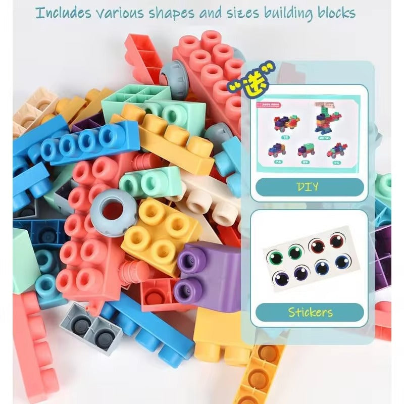 Colorful Montessori Building Blocks Set for Creative Minds
