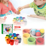Entspannendes Holzfarbenspielset für Kinder