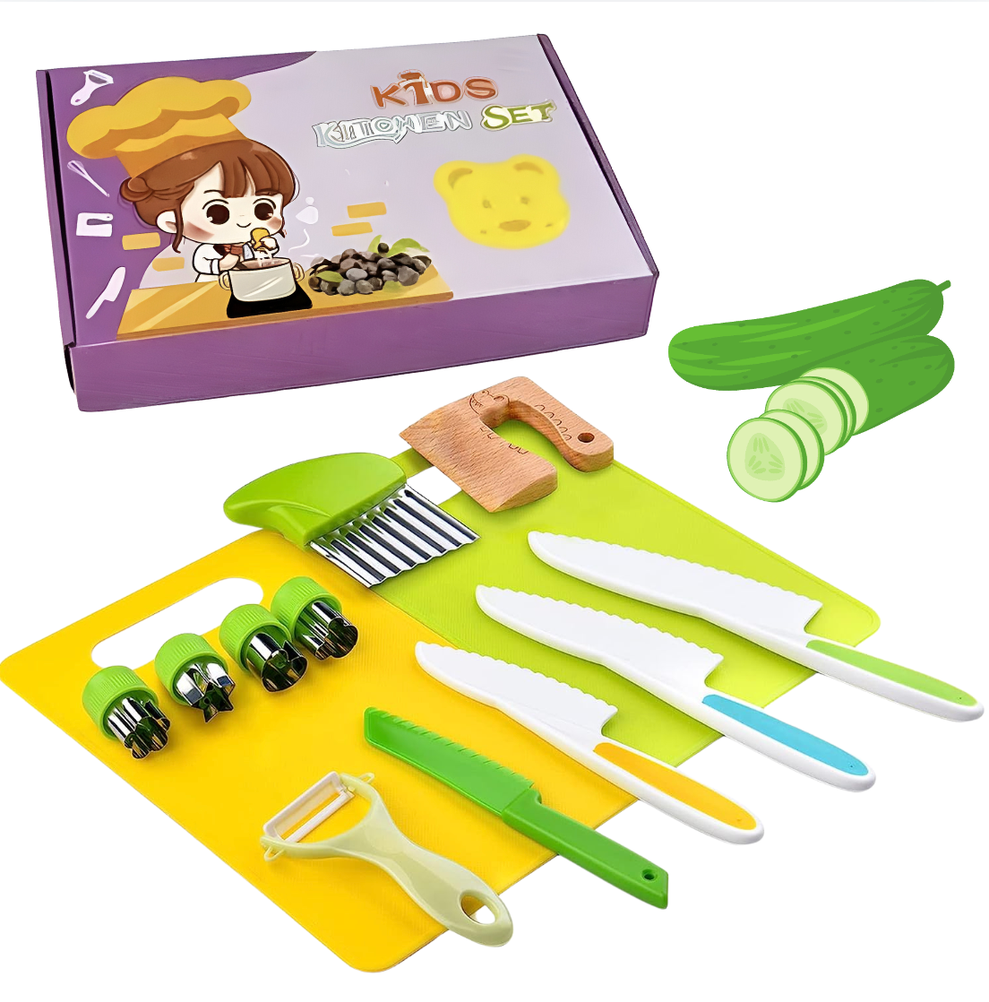 Montessori Kitchen Tool Set (13 Pieces)