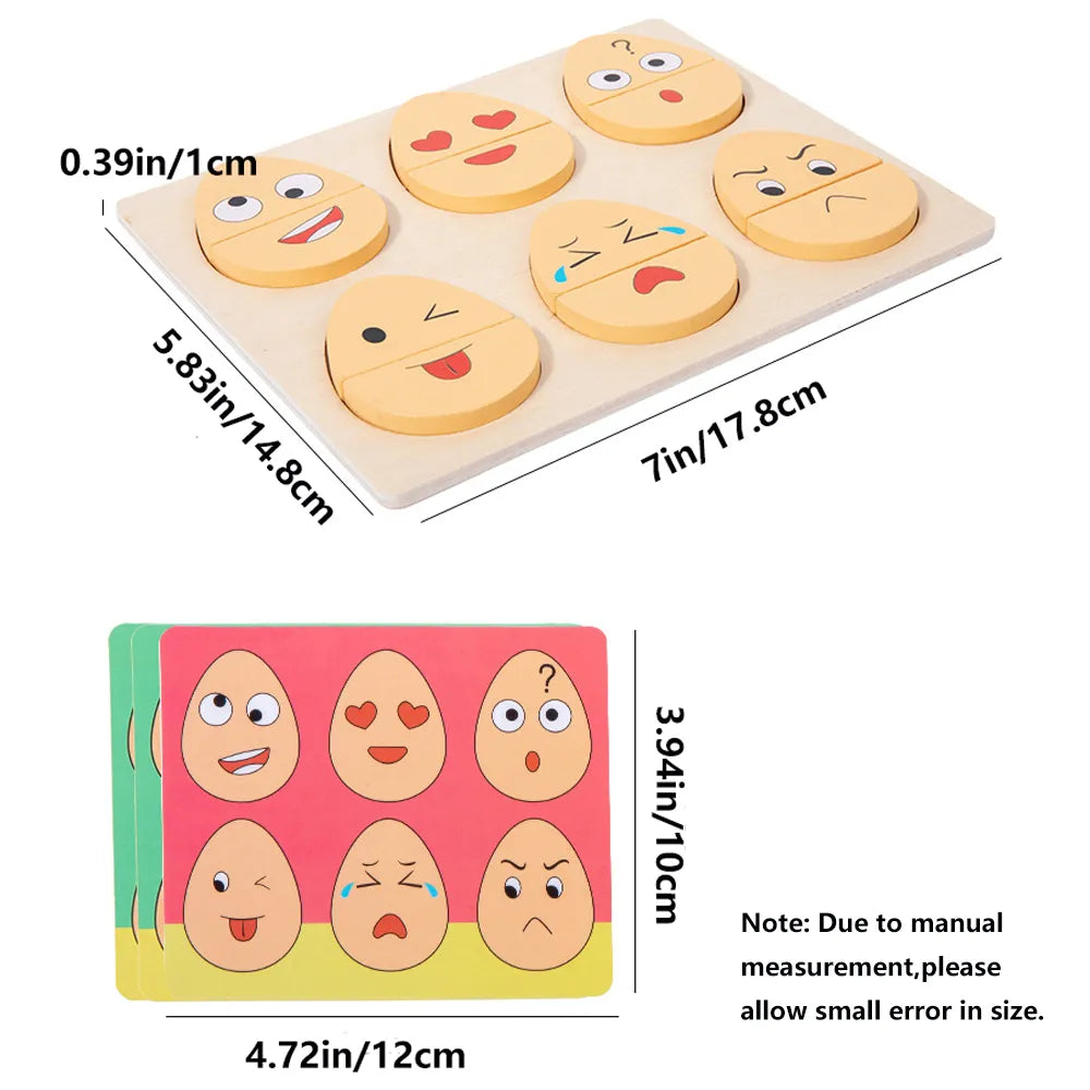 Puzzle für Kinder – Emotionen erkennen mit Gesichtsausdrücken