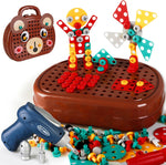 Creativity-Enhancing Montessori Mosaic Drill Set