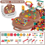 Creativity-Enhancing Montessori Mosaic Drill Set