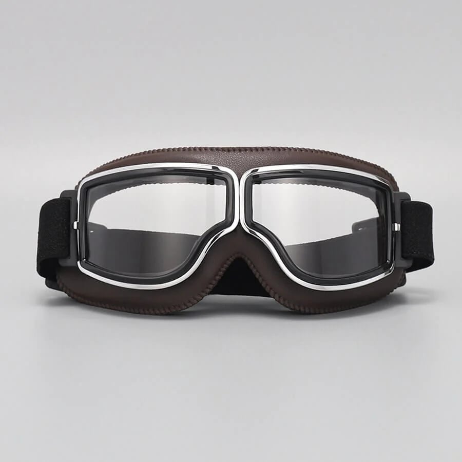 Stilvolle Motorradbrille | UV-Schutz | Stoßfest & Verstellbar
