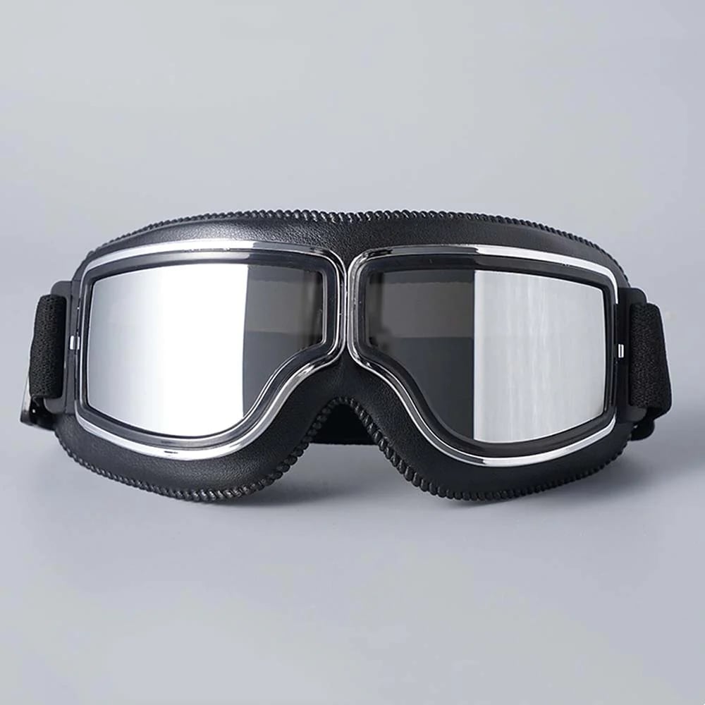 Stilvolle Motorradbrille | UV-Schutz | Stoßfest & Verstellbar