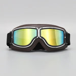 Stilvolle Motorradbrille | UV-Schutz | Stoßfest & Verstellbar