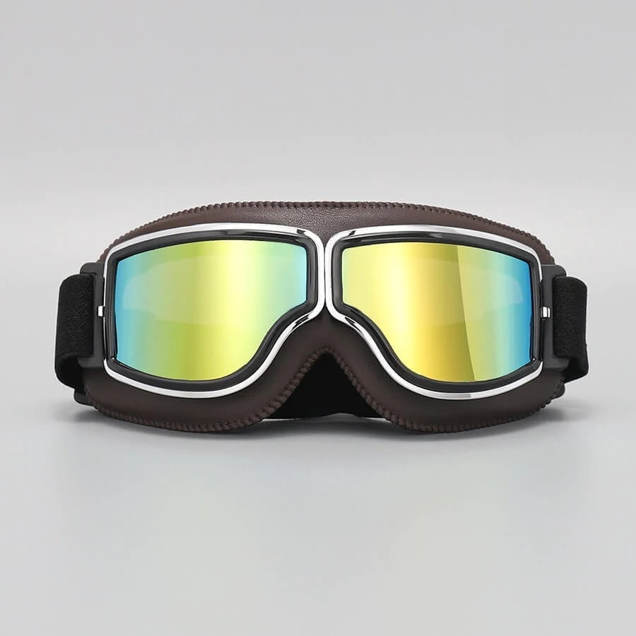Stilvolle Motorradbrille | UV-Schutz | Stoßfest & Verstellbar