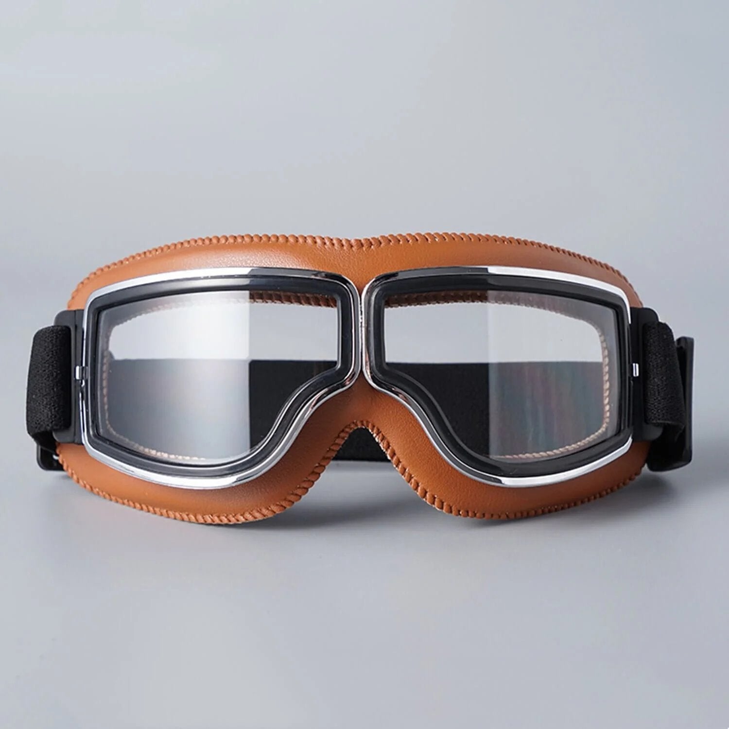 Stilvolle Motorradbrille | UV-Schutz | Stoßfest & Verstellbar