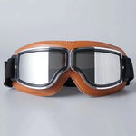 Stilvolle Motorradbrille | UV-Schutz | Stoßfest & Verstellbar