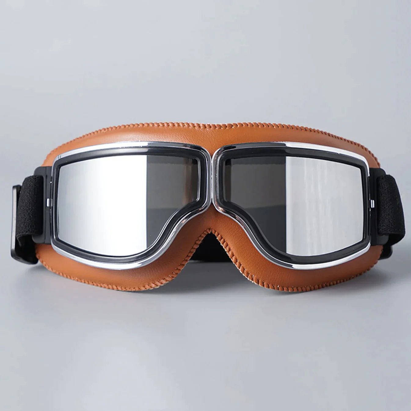 Stilvolle Motorradbrille | UV-Schutz | Stoßfest & Verstellbar