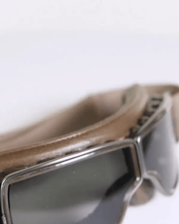 Stilvolle Motorradbrille | UV-Schutz | Stoßfest & Verstellbar
