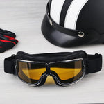 Stilvolle Motorradbrille | UV-Schutz | Stoßfest & Verstellbar