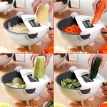 All-in-One Gemüseschneider und Abtropfschüssel | VeggieMaster