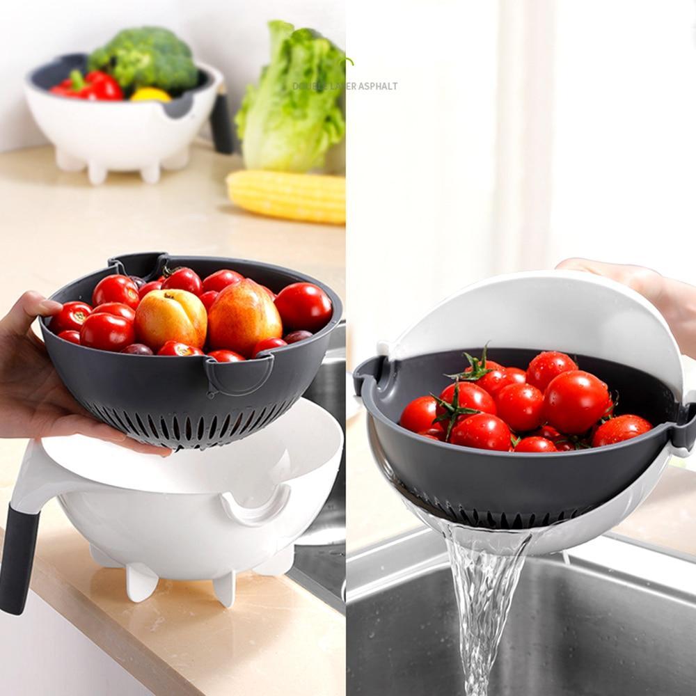 All-in-One Gemüseschneider und Abtropfschüssel | VeggieMaster