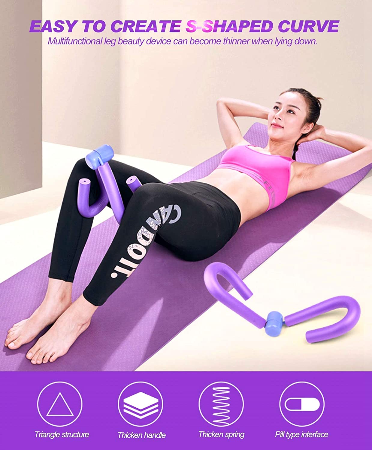 Vielseitiger Beintrainer für effektives Training zu Hause