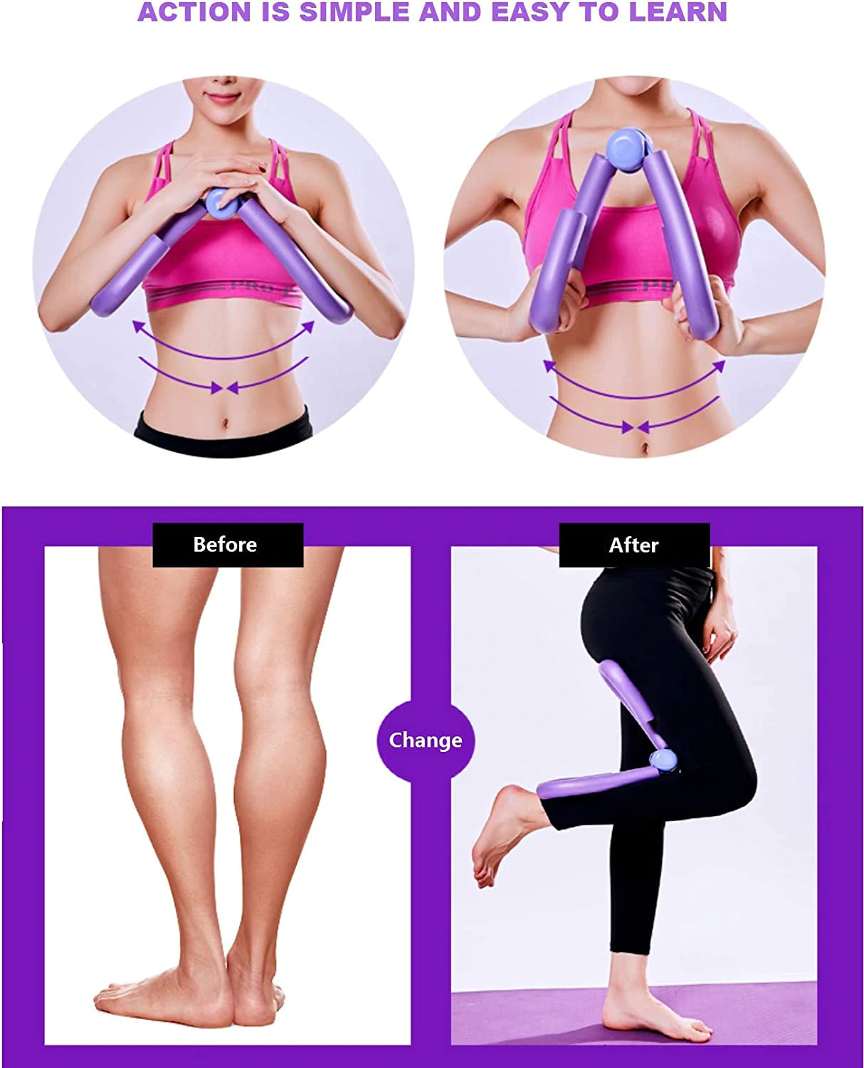 Vielseitiger Beintrainer für effektives Training zu Hause